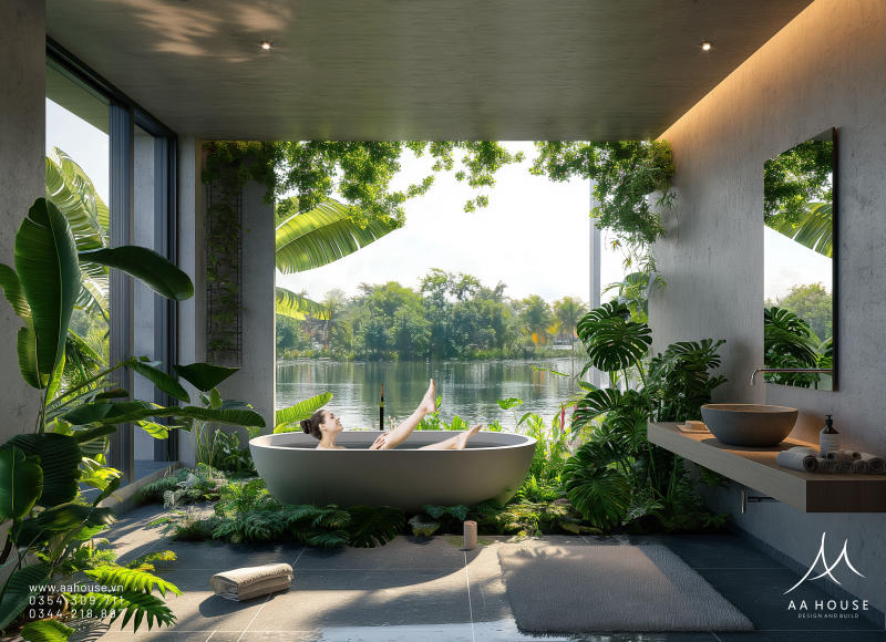 Dự án thiết kế nhà bên hồ